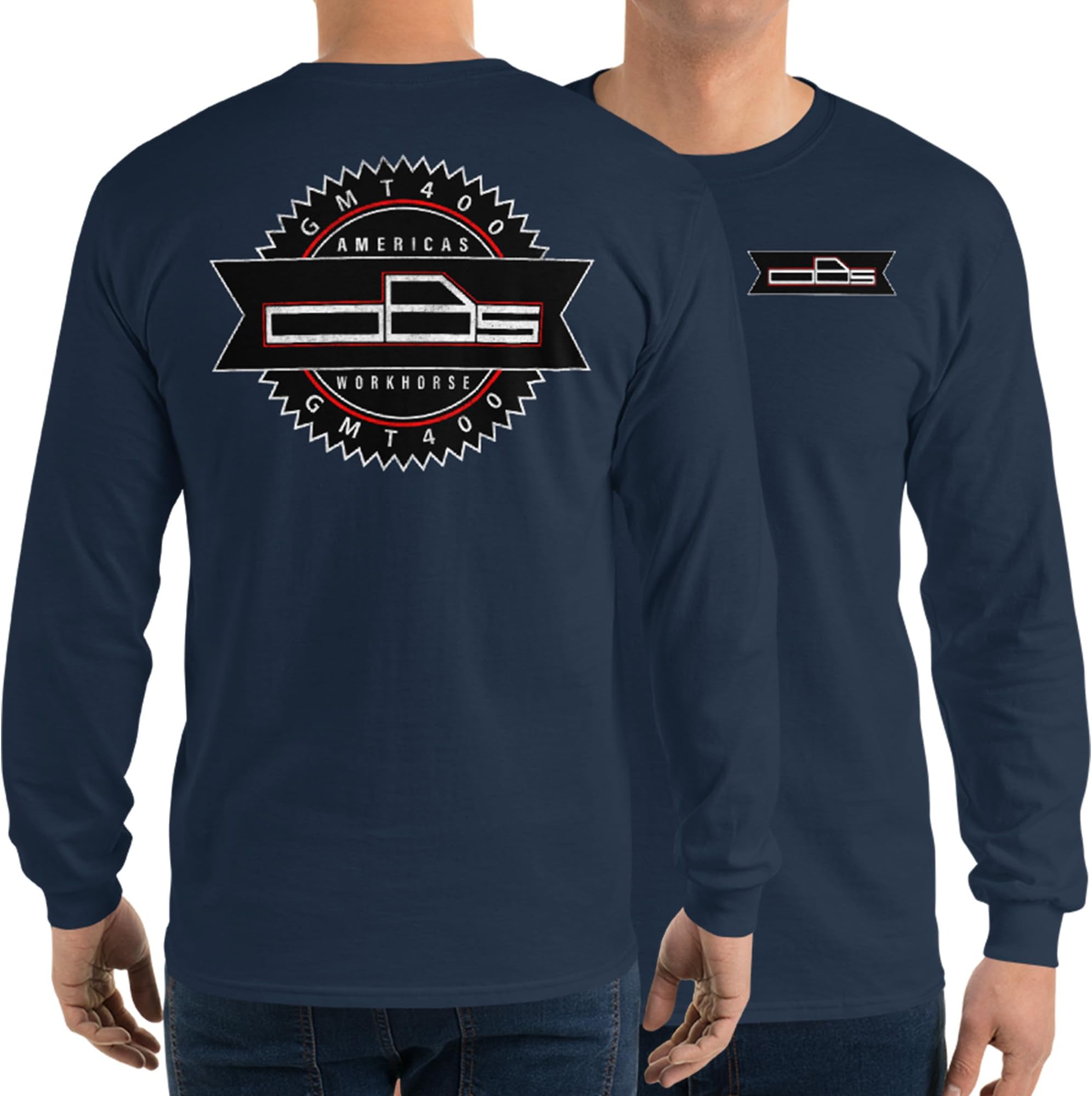 Aggressive Thread OBS GMT400 Long Sleeve T-Shirt Black