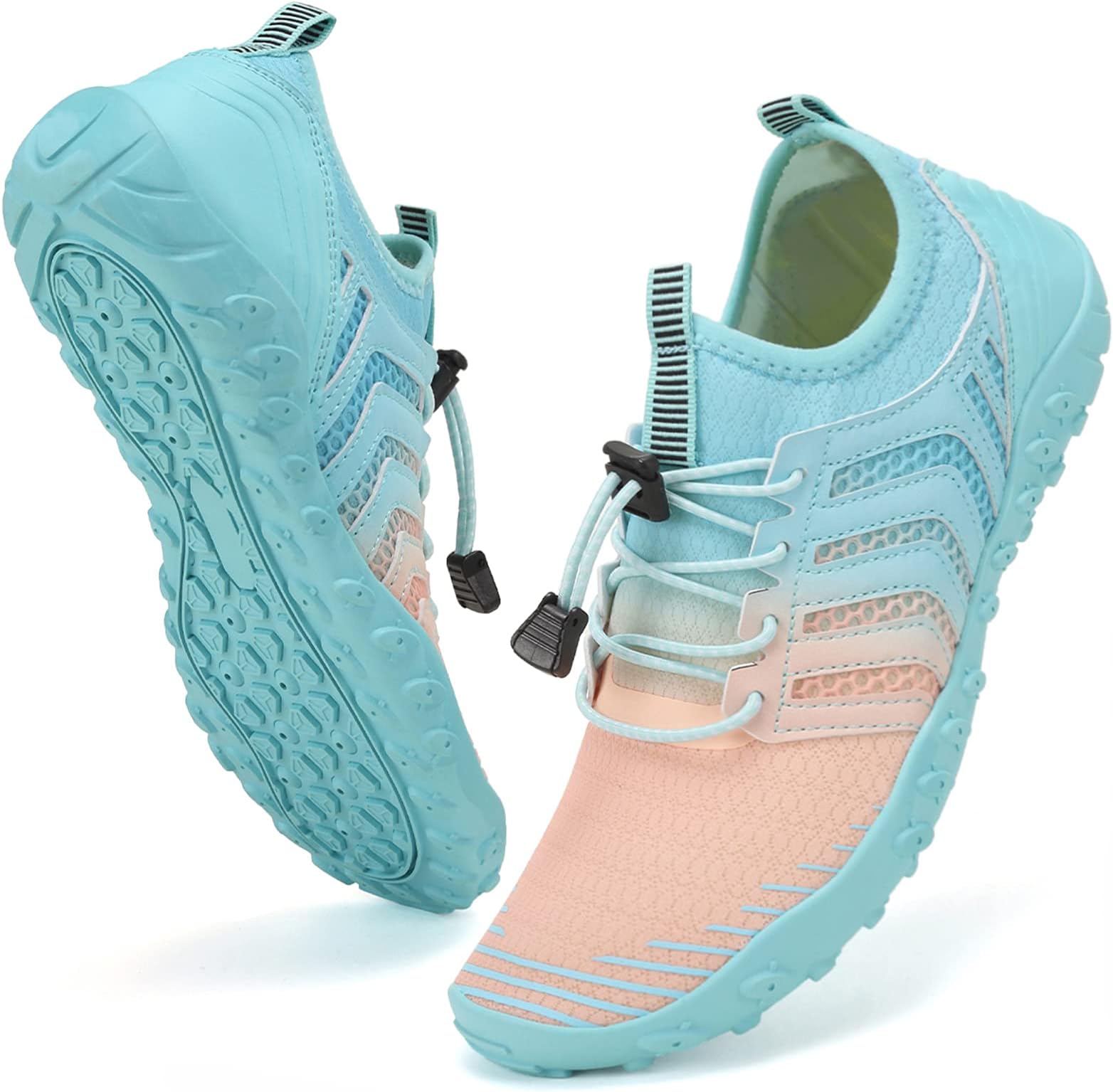 Water Shoes Mens Womens Barefoot Beach Swim Shoes Quick-Dry Aqua Socks Pool Shoes for Surf Yoga Water Aerobics