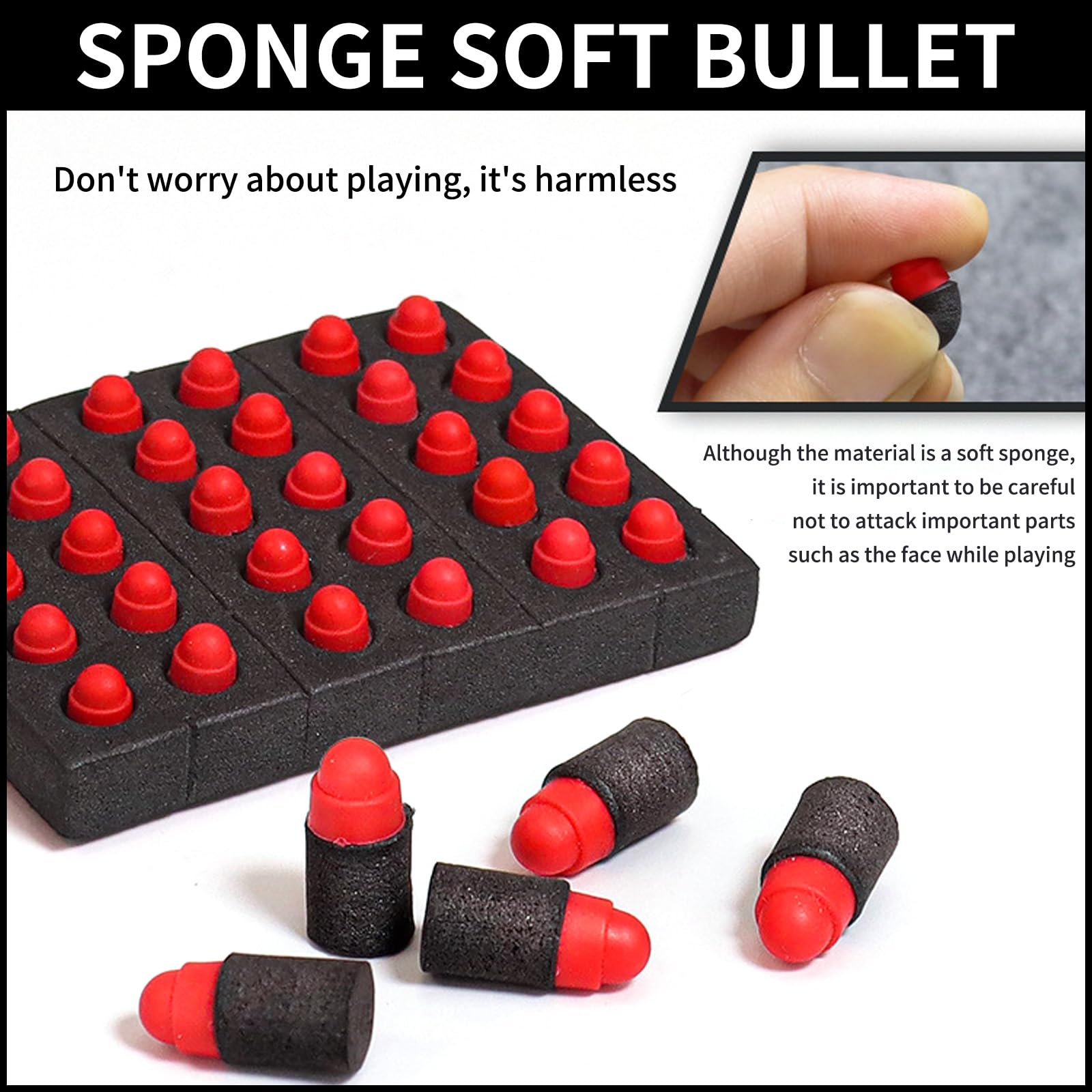Spielzeug Pistole,Schaumstoff-Blaster,Spielzeugpistole,Blaster Toy Gun,Sicherheitstraining oder Spiel,Soft Foam Bullet Toy,Schaumstoff Soft Bullet Gun,Soft Foam Bullet Blaster Toy,für 14+