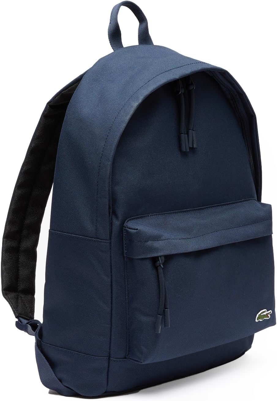 Lacoste Men's Sinpople Monogramme Backpack, Midnight Blue, One Size - Image 5