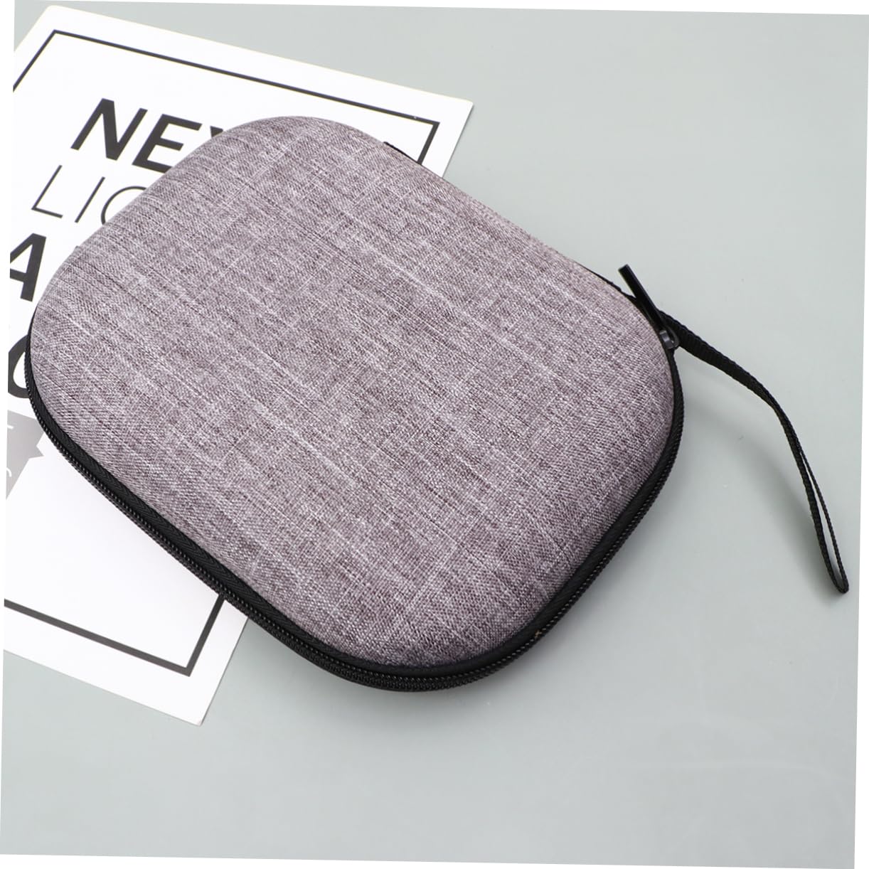 Hemobllo 3piezas Funda De Almacenamiento para Auriculares Organizador De Auriculares Estuche De Viaje Compatible De Protección De Algodón y Lino