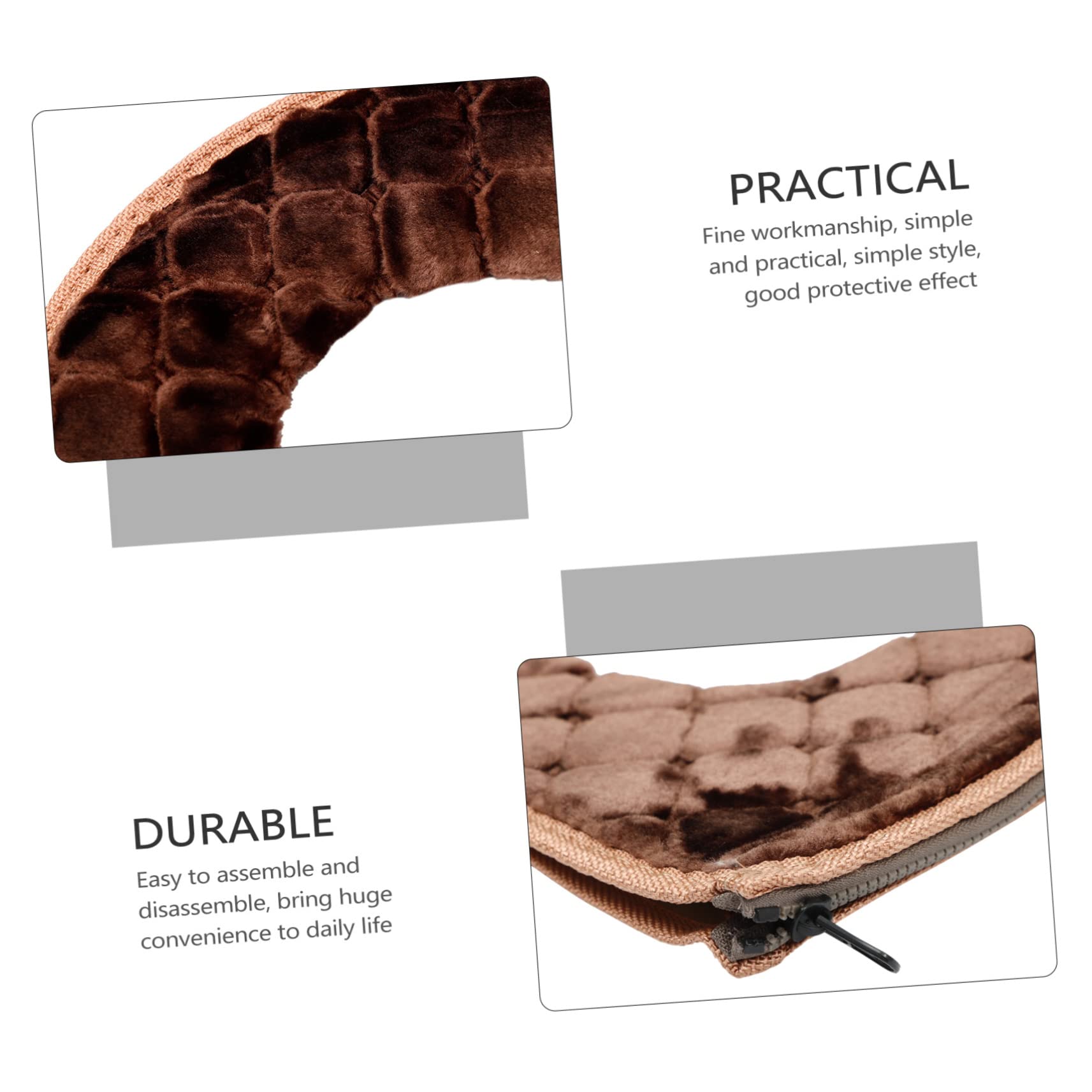 COSMEVIVI Warm Seat Pads Thickened Toilet Covers Universal Fit No Lint Easy to Use