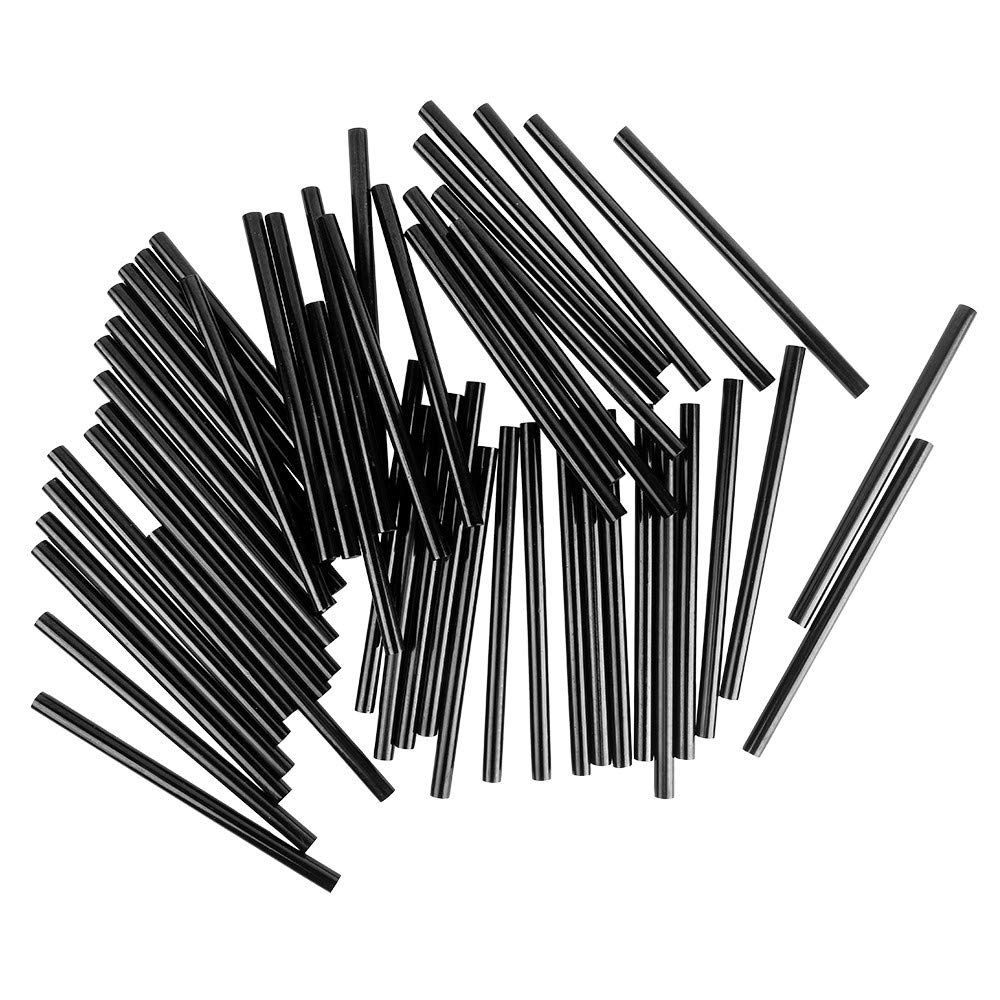 Cartucce universali per colla a caldo | stick di colla a caldo per grandi pistole | stick di colla a caldo | Ø 11 mm | lunghezza 20 cm | 50 pezzi | nero