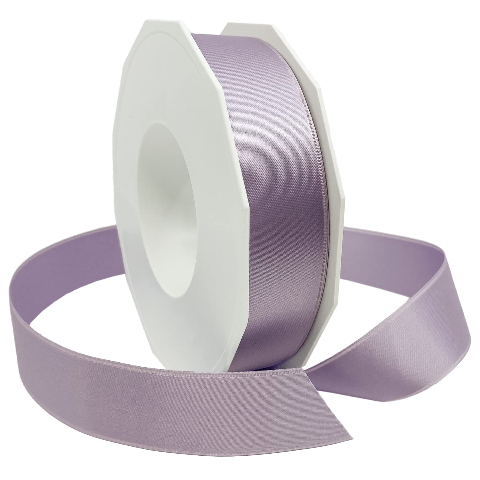 Morex Ribbon DF 03525/25-416 Ruban de satin suisse 2,5 cm x 27 yards Iris