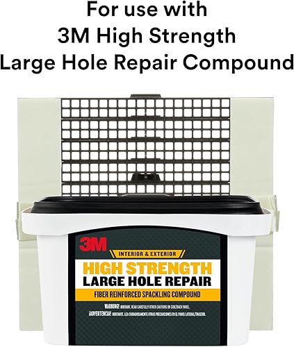 Miniatura 7 de 3M Placa de reparación de orificios grandes de alta resistencia, paquete de 4
