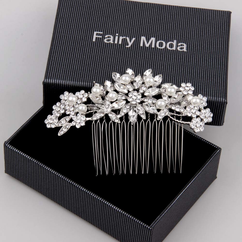 Amazon.com : Fairy Moda Vintage Bridal Hair Comb for Wedding  display picture 1