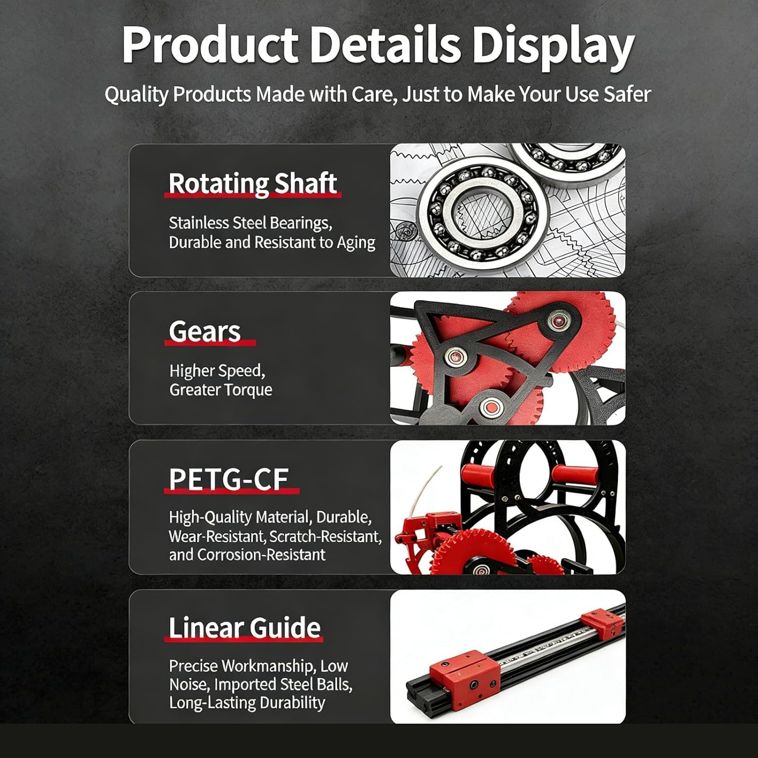 Zwijacz filamentu 3D, ręczny i zmotoryzowany zwijacz szpuli do szpul 1 kg, inteligentna kontrola napięcia, schludne owijanie do PLA, PETG, ABS, TPU, nylonu