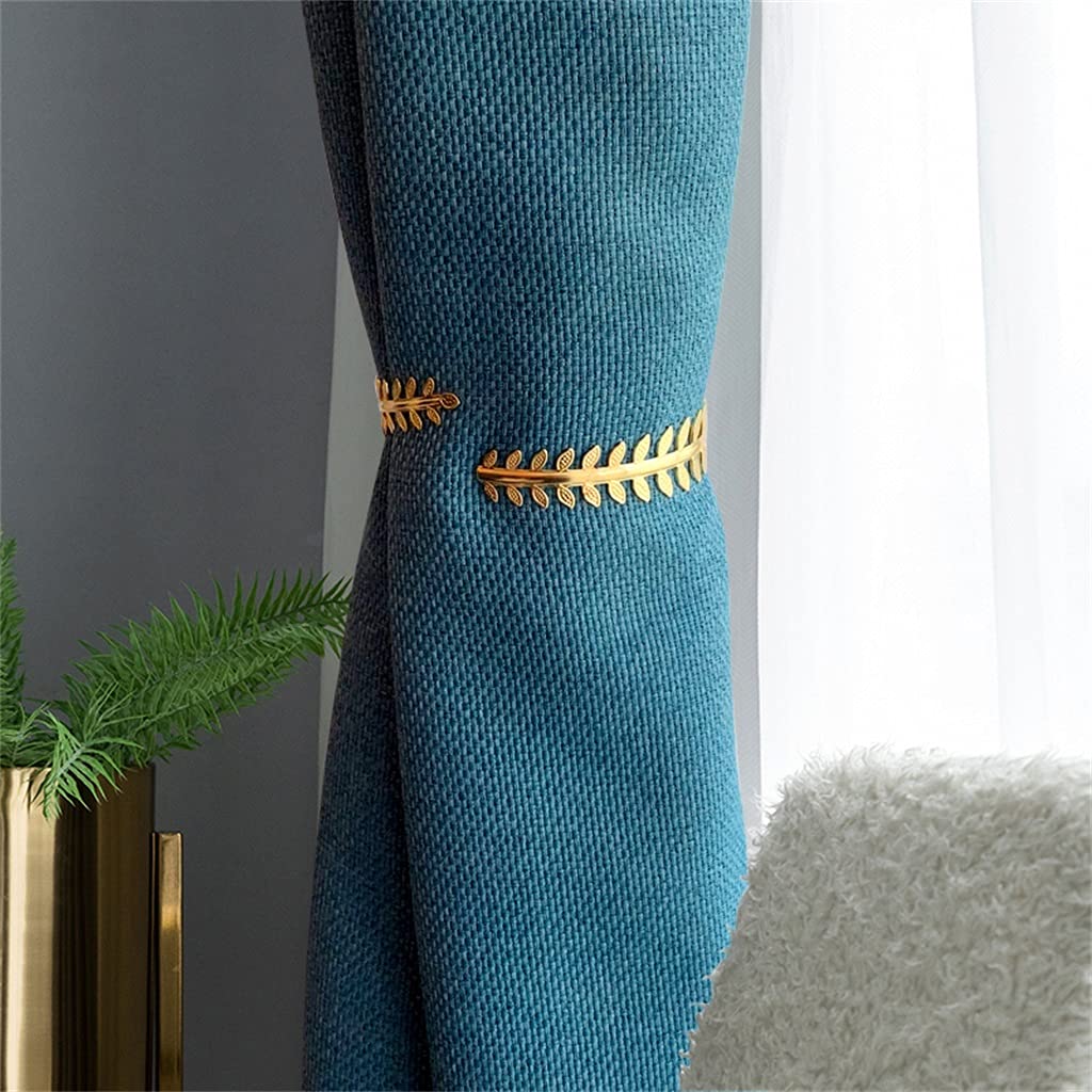 Boucle de Rideau en Feuille de métal Simple en Alliage intérieur décoration Douce Boucle de Rideau de Chambre à Coucher de Salon (Couleur : B, Taille : Taille Unique) (Taille Unique B)