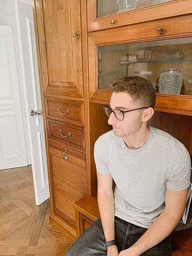 Miniatura 8 de TWELVE Lentes de bloqueo de luz azul, filtro UV y luz azul, antirreflejos, para computadora y juegos, reducen la fatiga ocular digital, sin receta,