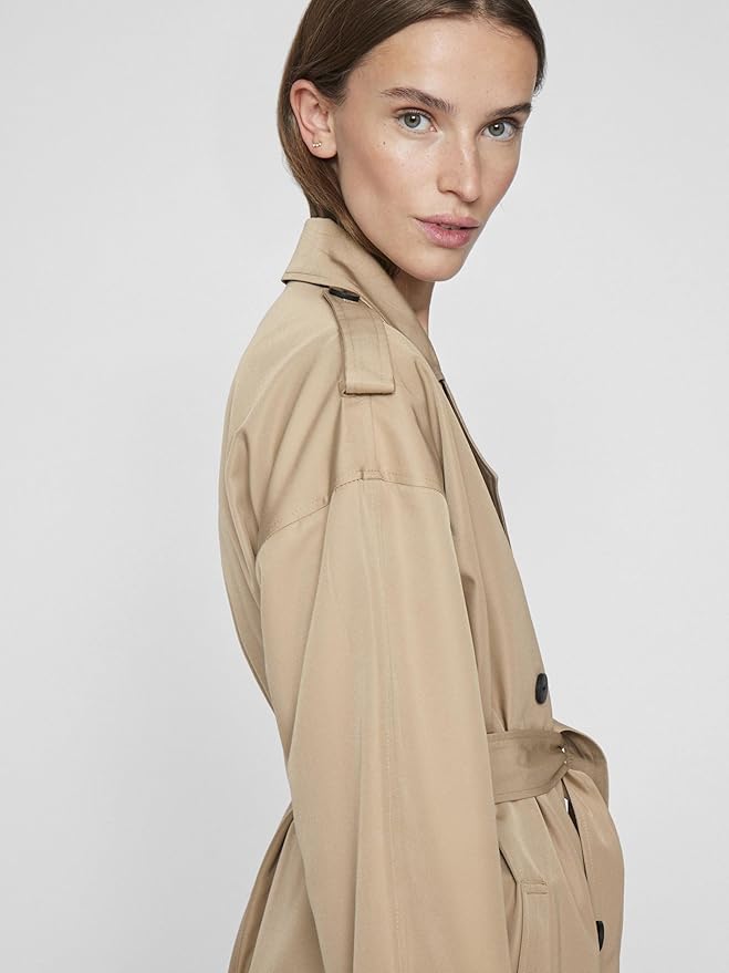 Viaddison L/S Long Trenchcoat - Noos, Deep Depths., 38
