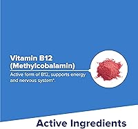 Vista 36 de Superior Source No Shot Vitamina B12 Metilcobalamina 2,500 mcg, tabletas microlingües de disolución rápida, 90 unidades, forma activa de B12, apoya