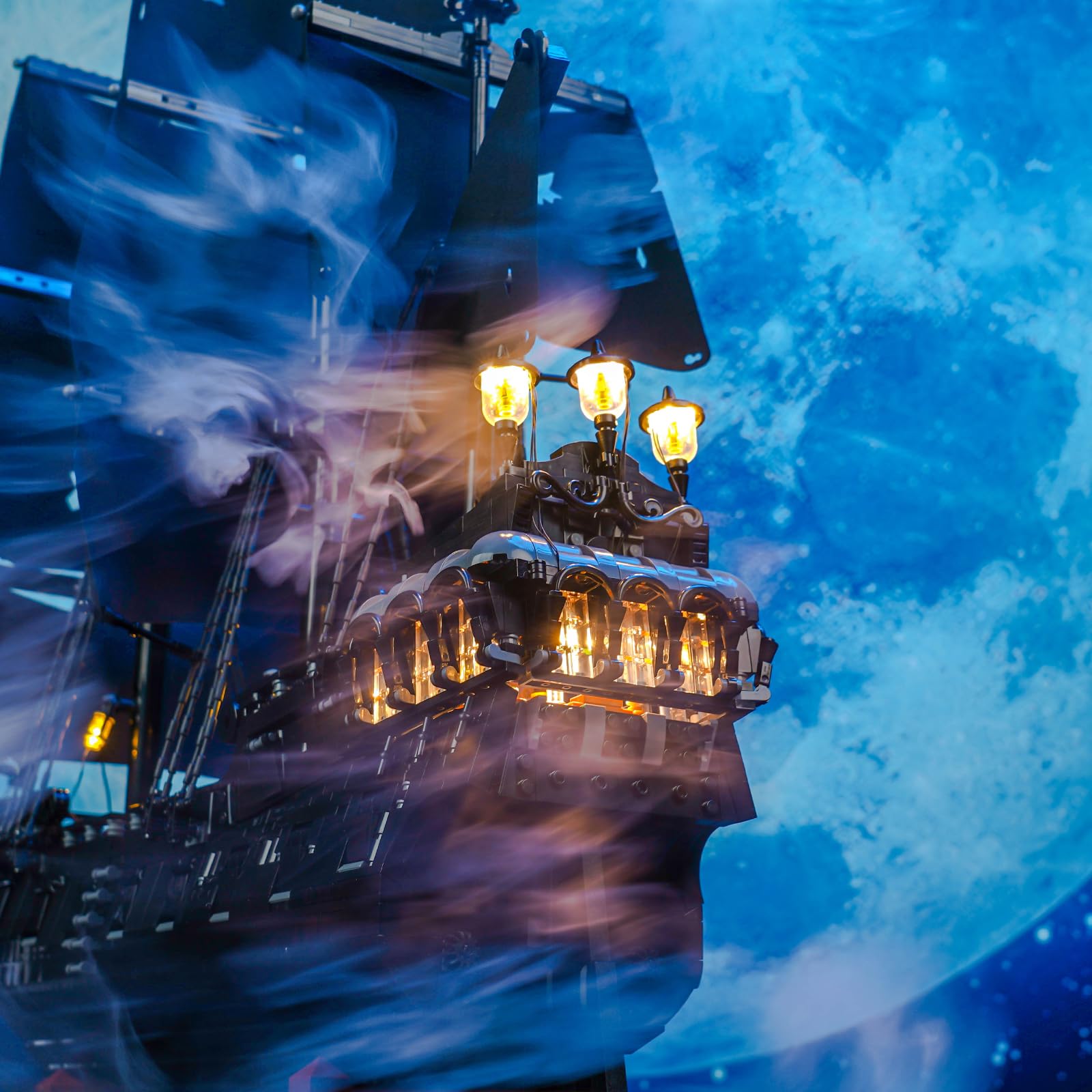LocoLee Licht Kit Kompatibel mit Lego 10365 Captain Jack Sparrow's Pirate Ship (Kein - Lego-Set) Dekorative Beleuchtung Set Compatible with Lego Sparrows Piratenschiff