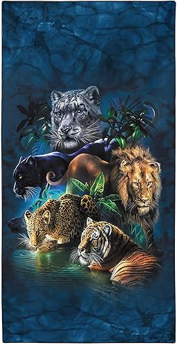 OHTMTHO Toalla de playa de gran tamaño de secado rápido, sin arena, toallas de playa de microfibra ligera para natación, piscina, camping, viajes,