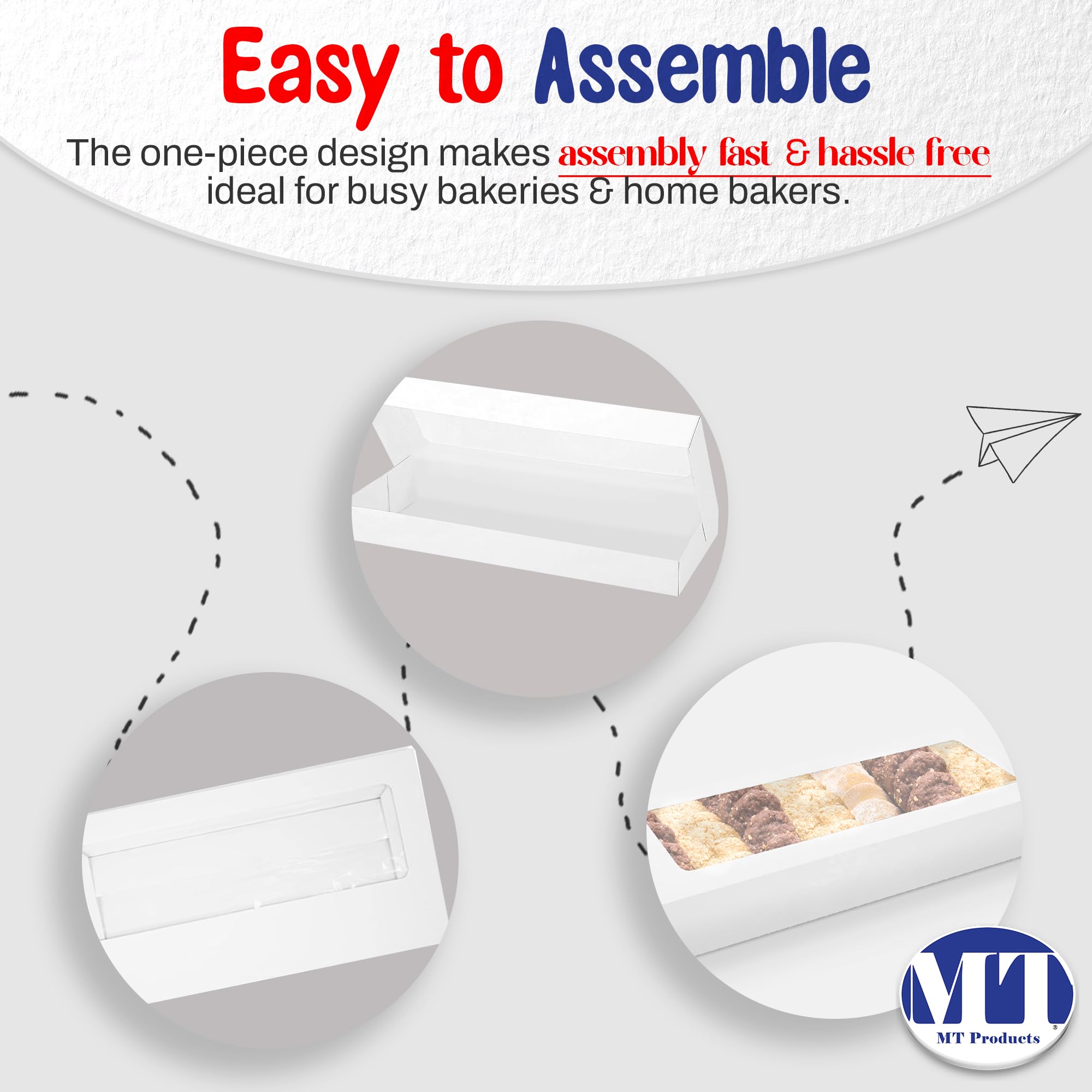 Bakery Boxes with Window - Auto-Popup Treat Boxes -6