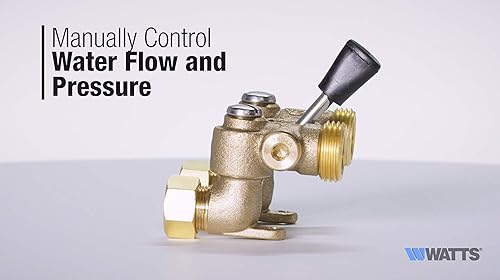 Miniatura 2 de Watts 12" 2T-M2 Válvula de cierre de agua caliente para lavadora de latón y tubular
