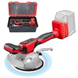 Tile Vibration Tool for Mil-wauke 18V Battery, Handheld Tile Tools Max 25000r/Min, 150W Tile Suction Cup Tool with 8 Speed, Suction Cup, Digital Display for Floor Tile Wall