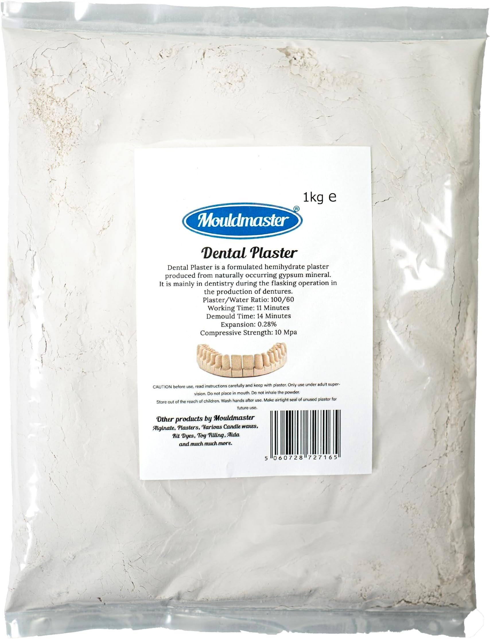 Mouldmaster Dental Plaster 1kg