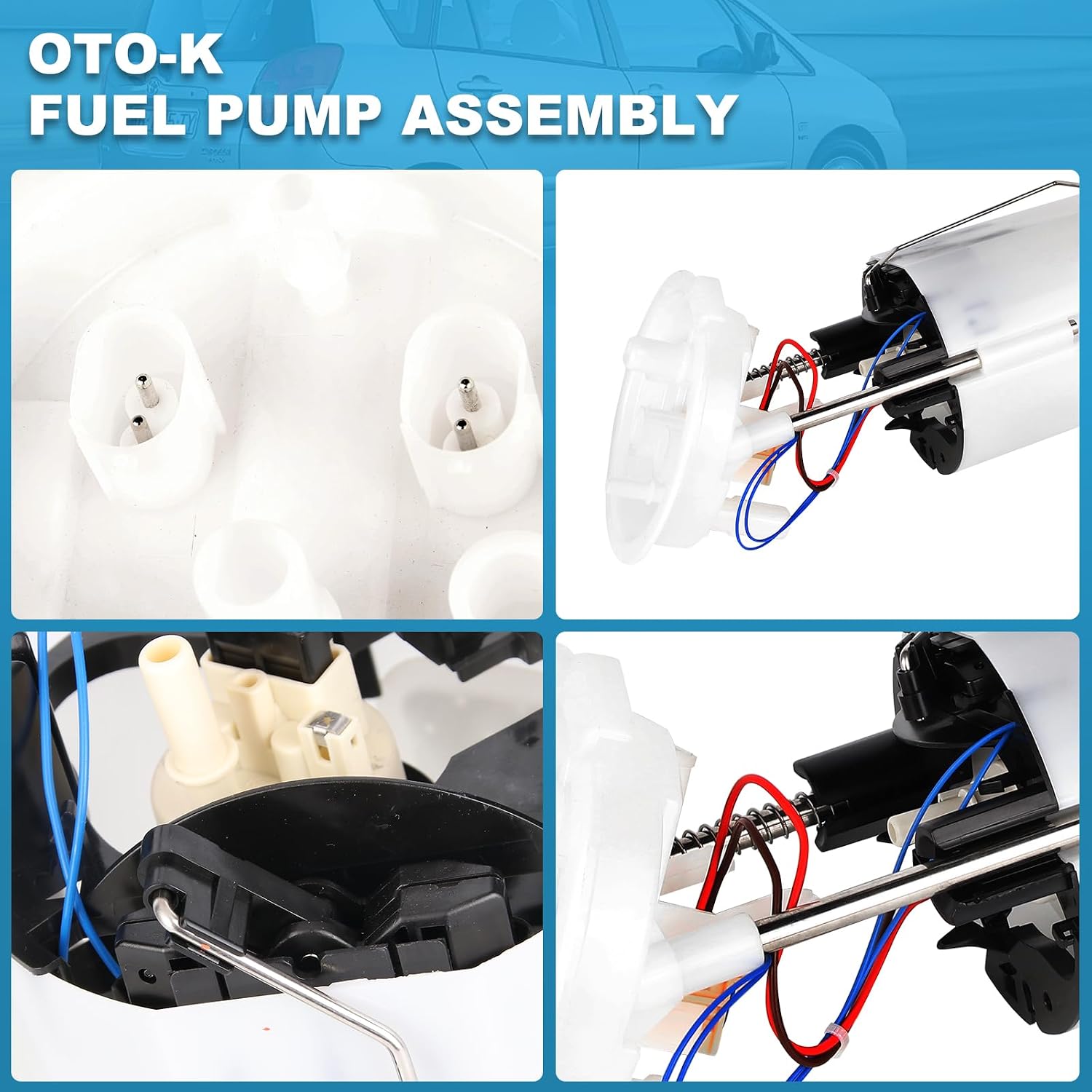 OTO-K E8688M Electric Fuel Pump Module Assembly Compatible with 2006-2013 BMW 325i 325xi 328i 328xi 330i 330xi 335i 335is 335xi 128i 135i 3.0L Gas,Replace#16147163298 228235018007Z