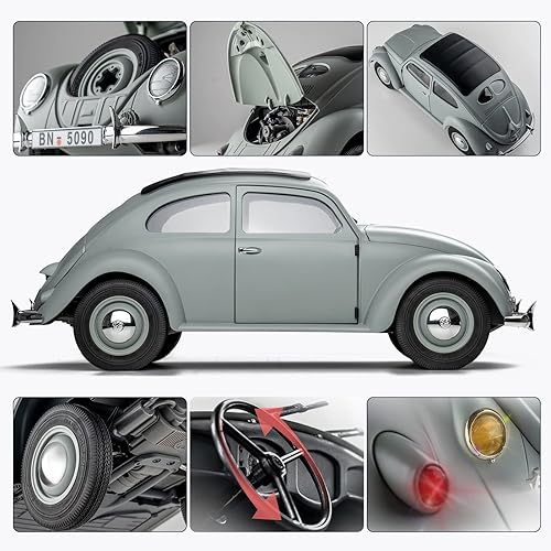 Miniatura 5 de RocHobby 112 RC Crawler The Peoples Car RTR gris RTR 4-RWD Offroad Truck Modelo Hobby Car RC Car Control remoto Car 4-Ch y 24GHz Transmisor para