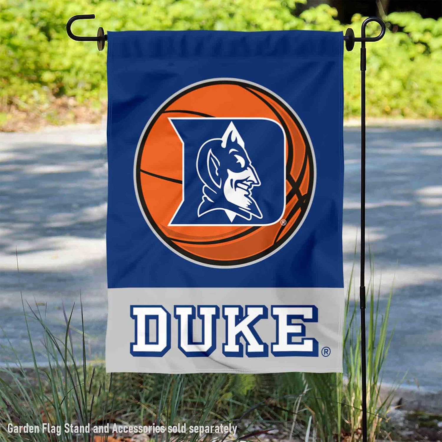 Duke Blue Devils Basketball Garden Yard Banner Flag - Image 2