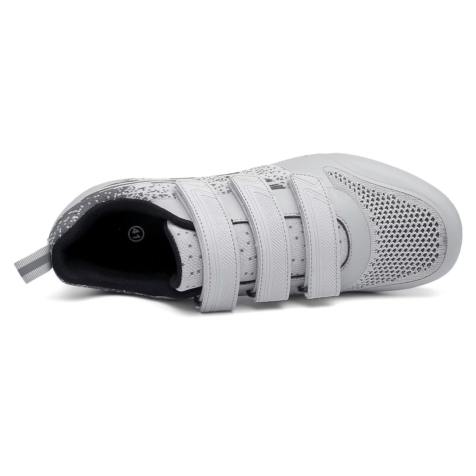 Męskie damskie buty rowerowe kompatybilne z Peloton Mountain Road Bike i SPD Look Delta Cleats idealne do butów do jazdy na rowerze z klipsem, do użytku wewnątrz i na zewnątrz, A Szary, 46/47 EU