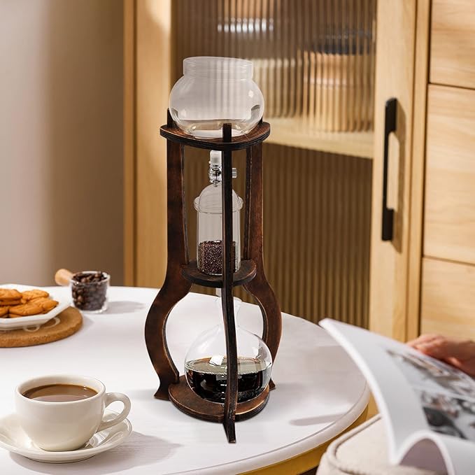 Cafetera de Goteo para Café Frío, Torre de Goteo Manual con Válvula Ajustable miniatura 4
