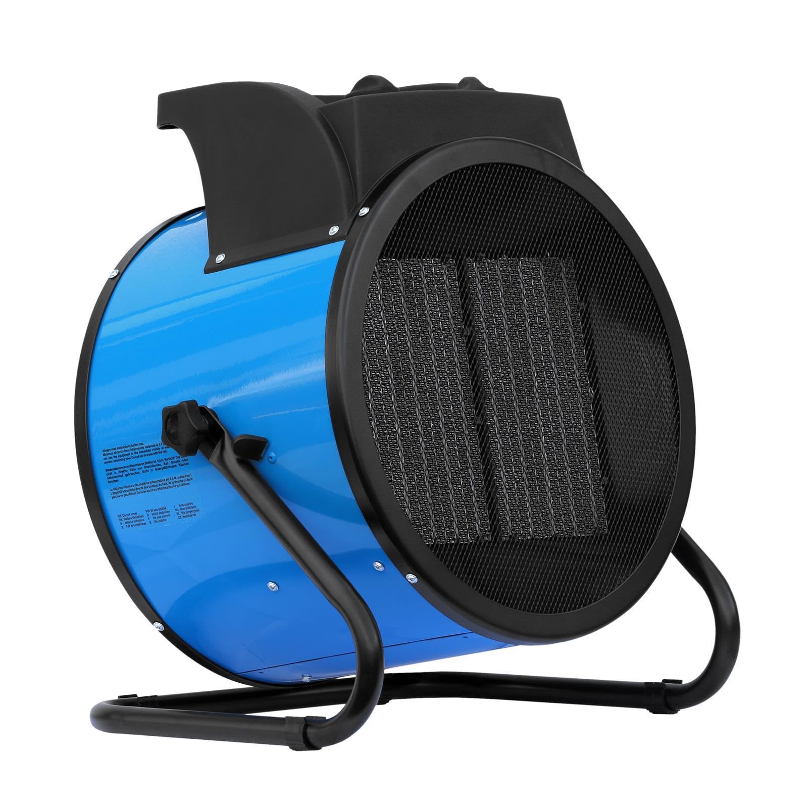 ALLEGRA Heizlüfter 9kw Keramik Bau Heizgerät Bauheizer Heizgebläse Elektroheizer Elektrisch Heizstrahler Starkstrom Elektro Garage Industrie 400v 16 A mit Thermostat Leise Zeltheizung Heizer Baustelle