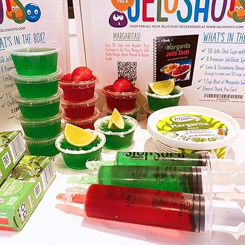 Miniatura 9 de Monster Mash Jello Shots - Kit completo con 3 sabores de gelatina, 50 vasos de gelatina, 8 jeringas de gelatina, libro electrónico con más de 70