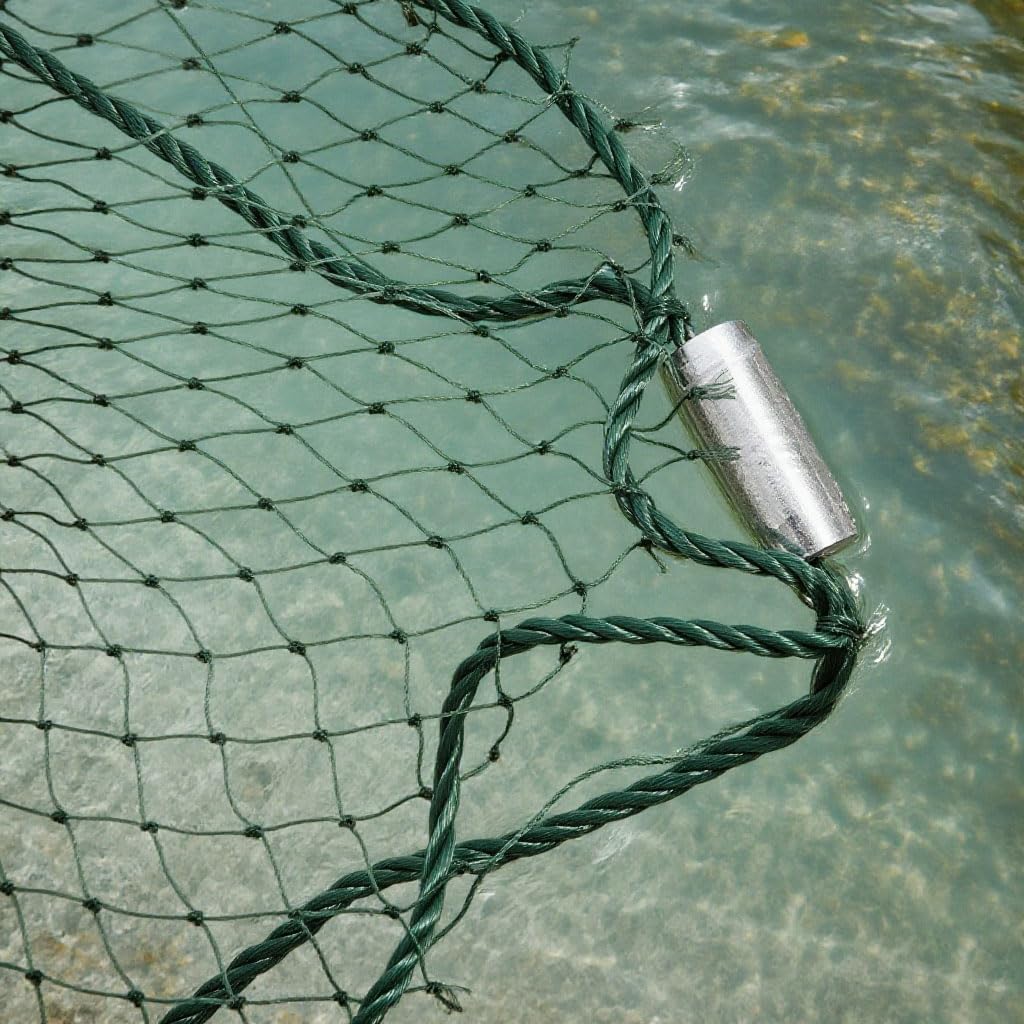 Rete da pesca con galleggiante, per fiumi, laghi e mari piani, 3 x 20 m