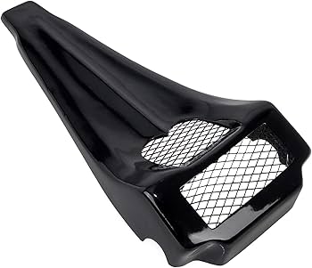 Amazon | BID4ZE ブラック ビビッドフェアリングチンスポイラー