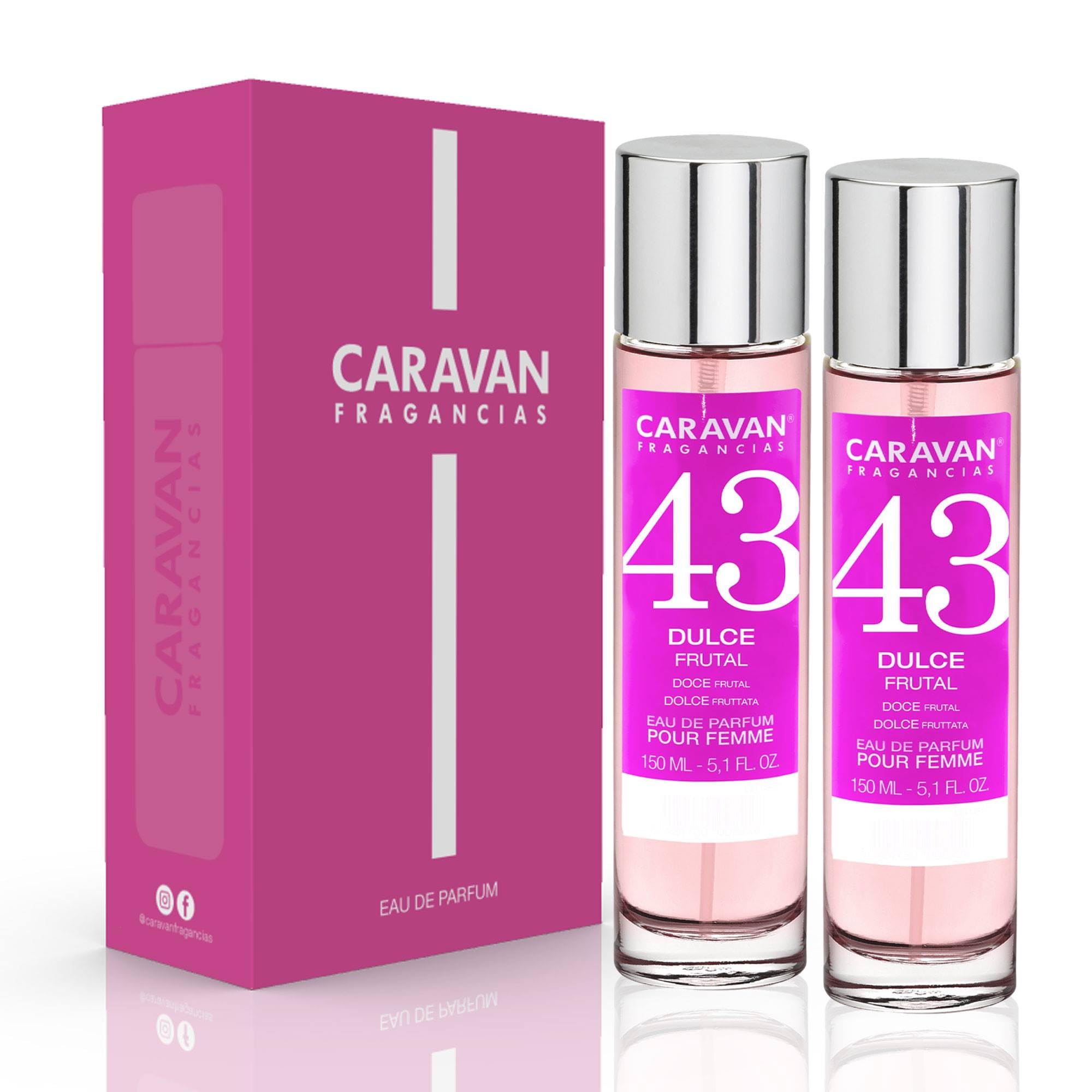 CARAVAN FRAGANCIAS - CAJA DE REGALO con 2 Perfumes Nº43 de 150 ml, para mujer