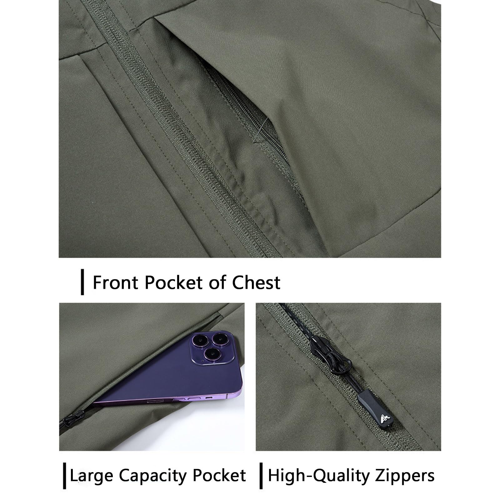 Chaleco ligero sin mangas Softshell para hombre