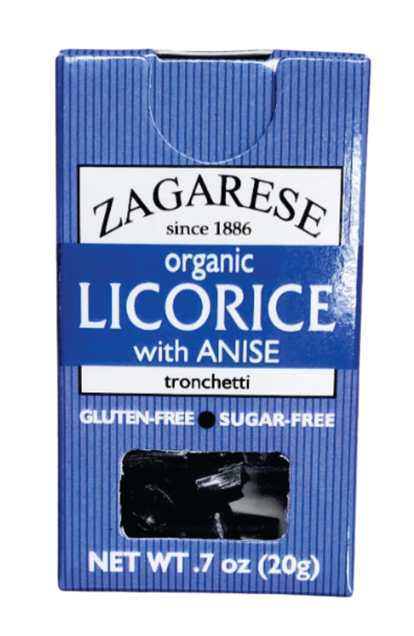 Zagarese 100% Organic Licorice with Flip Top Box anise, 0.88 Ounce