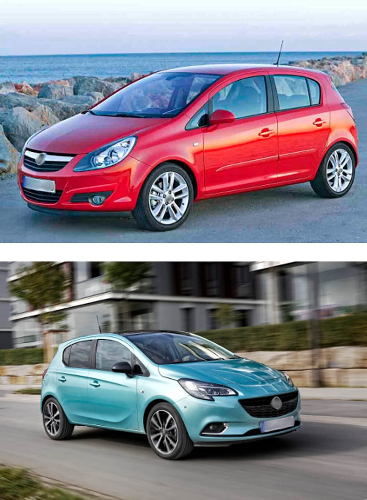 13B-425079 - Tappeto in Gomma su Misura per Bagagliaio Auto Compatibile con Corsa D dal 2006-2014, Corsa E dal 2014-2019, (Posizione baule inferiore)