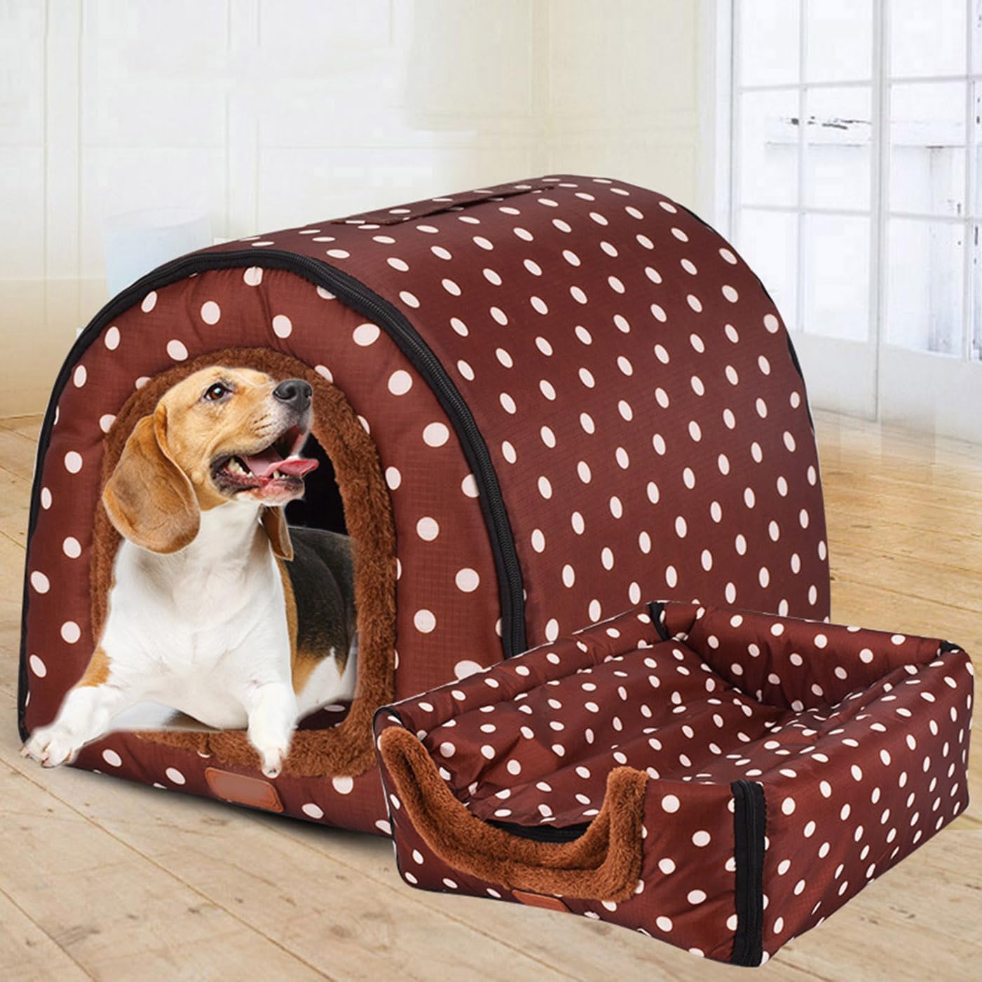 Extra Large Dog House Kennel XXL Jumbo Warm Calming Igloo Indoor