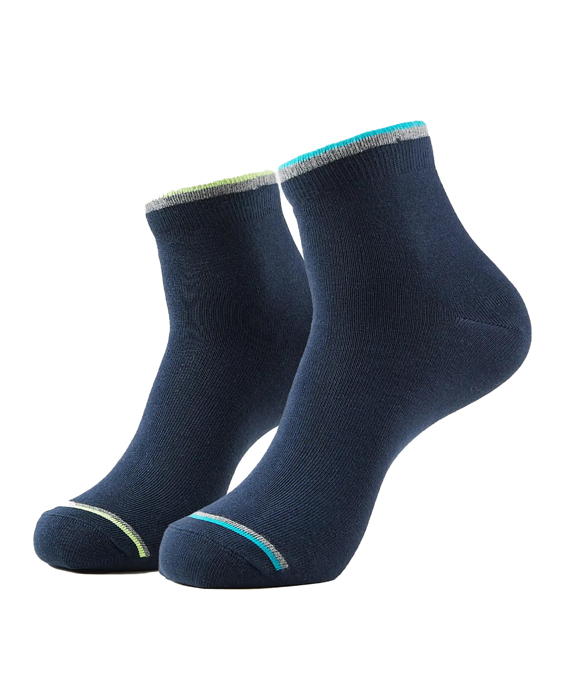 Jockey 7051 Men's Compact Cotton Stretch Ankle Length Socks With Stay Fresh Treatment (Pack of 2)