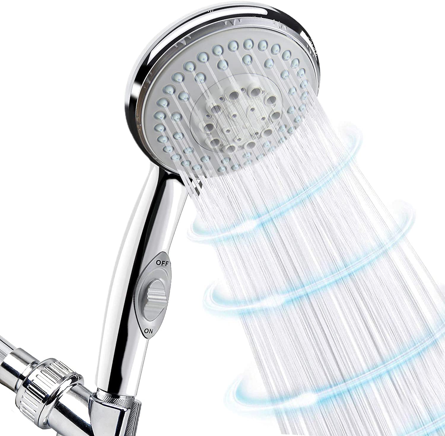 Buy Suzim Premium Shower Head, High Pressure Shower Head 5Setting Rain