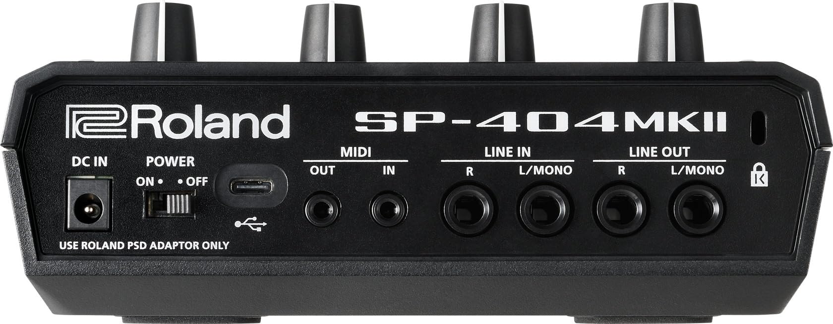 Roland SP-404MKII Creative Sampler und Effector Bundle mit MIDI-Kabel, Instrumentenkabel und Austin Bazaar Poliertuch