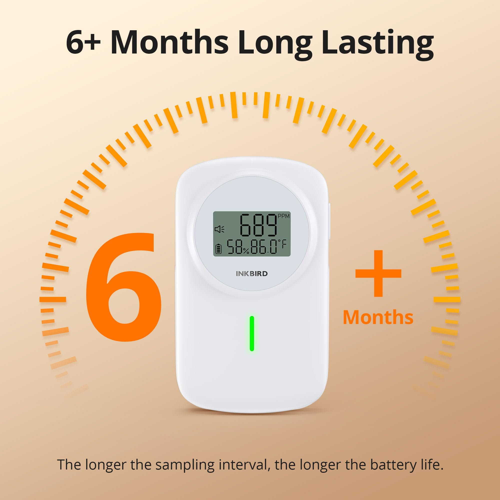 INKBIRD Indoor Air Quality Monitor Ndir CO2 Detector in Home, Room — Amazon image 7
