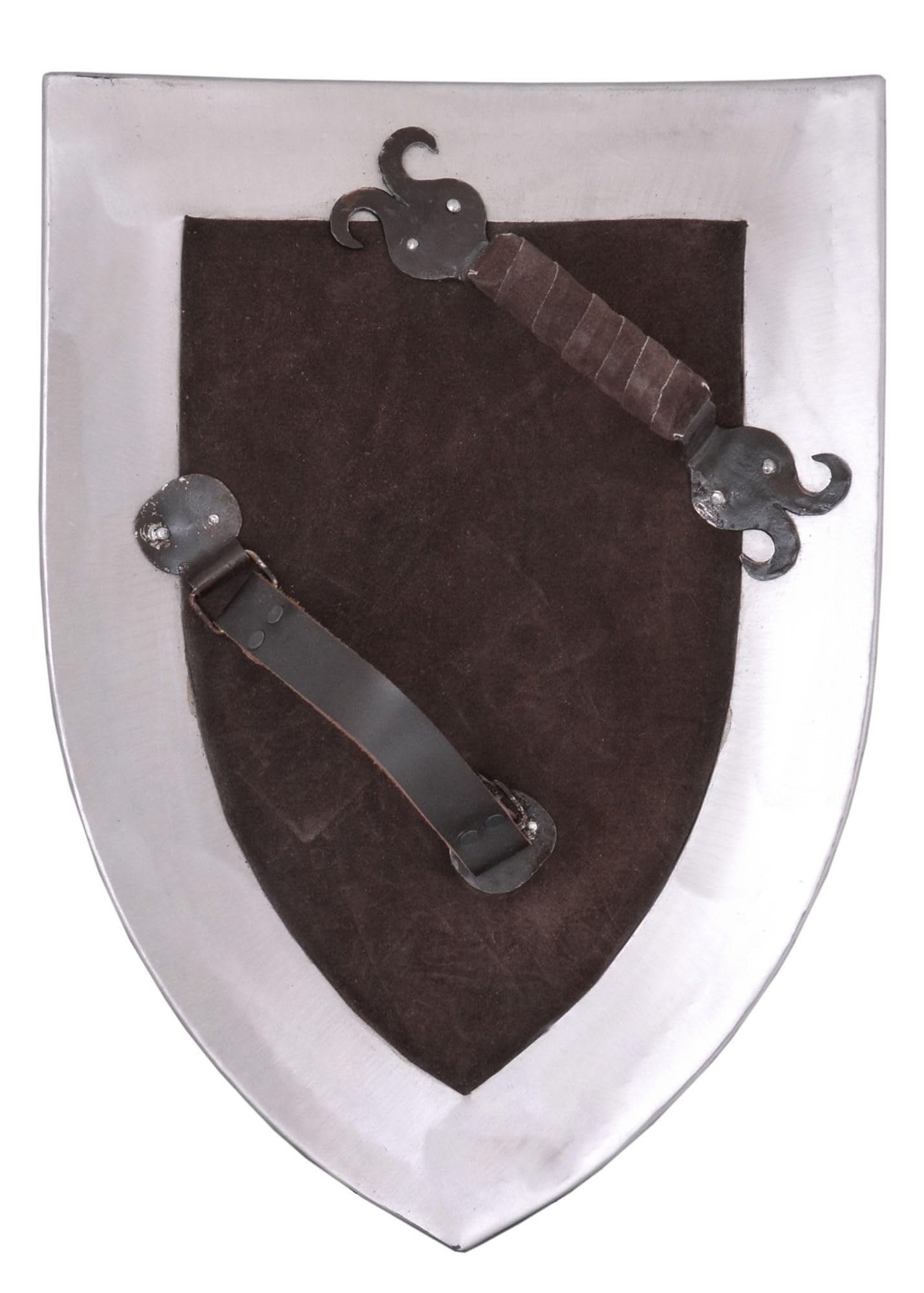 Ulfberth Wappenschild aus Stahl mit Innenpolster Mittelalter Schaukampf Schild