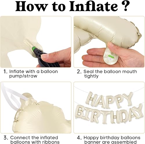 Miniatura 7 de Cartel de globos de feliz cumpleaños de 16 pulgadas, globos de aluminio personalizados con nombre y letras con nombre, decoración de fiesta de