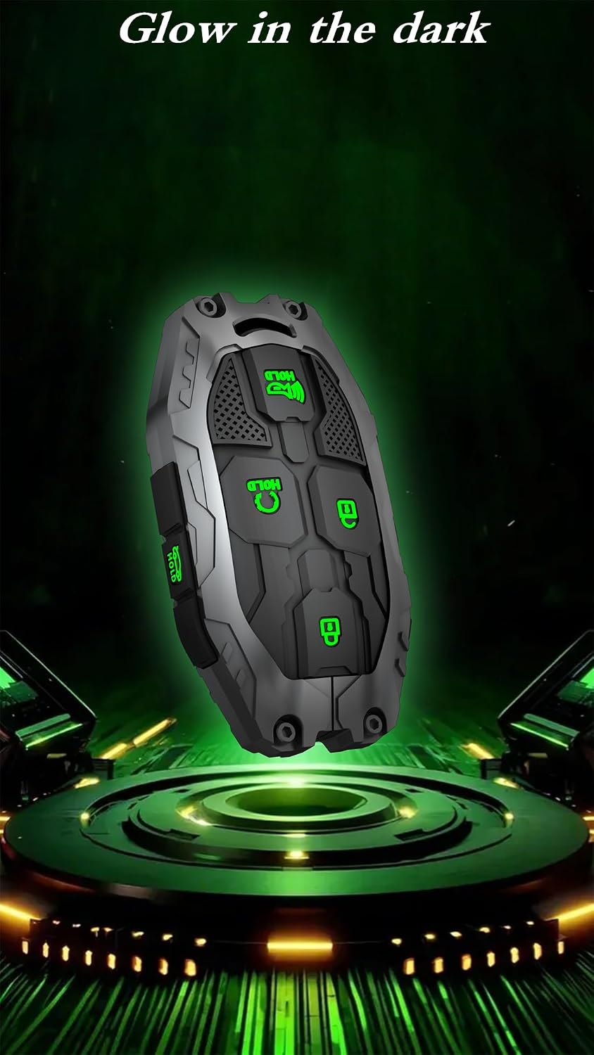 Heavy Key Fob Cover Case Protector Accessories Fits for Hyundai Ioniq 6 Grandeur GN7 KONA Elantra Sonata Tucson