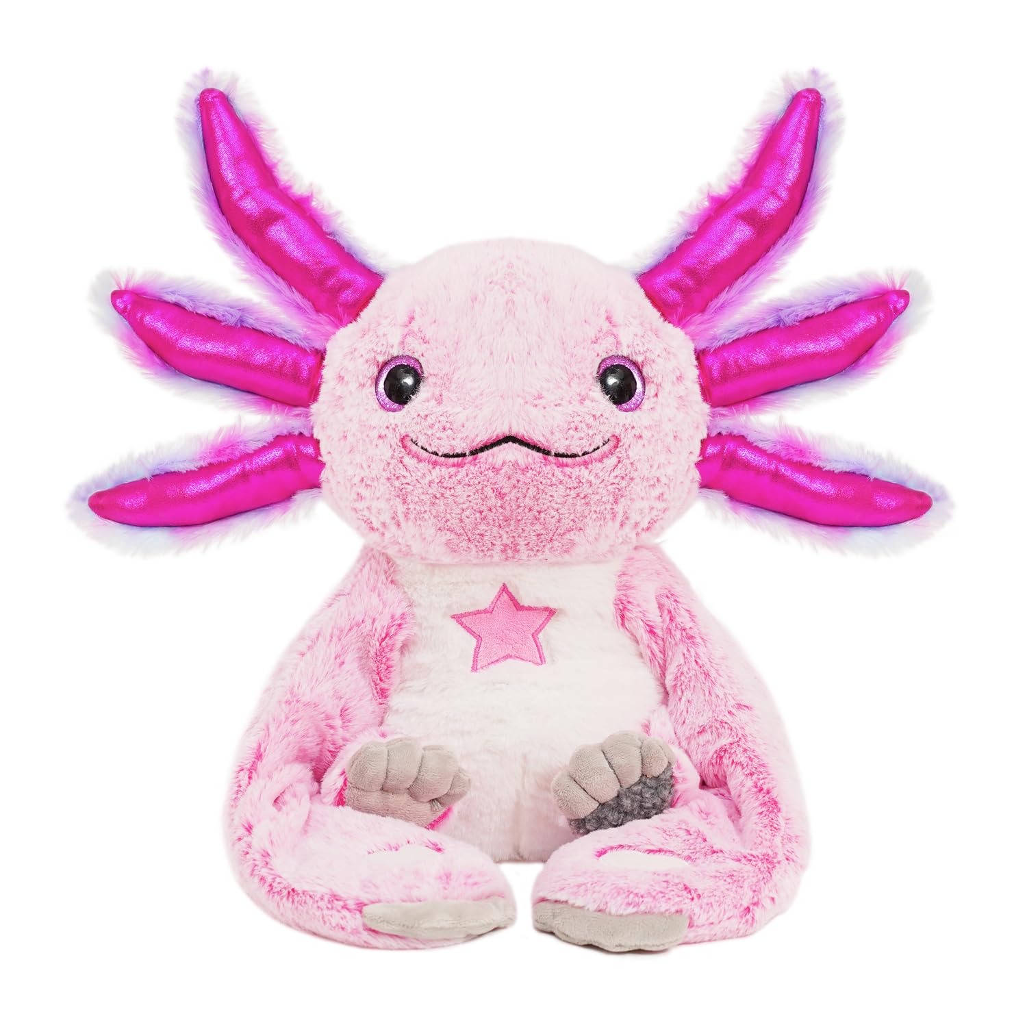 Micling Weighted Stuffed Animal - Pink Axolotl 4.5 lbs, Ideal for Sensory Needs, Austism & Anxiety | Comfort & Relaxation for Both Kids and Adults