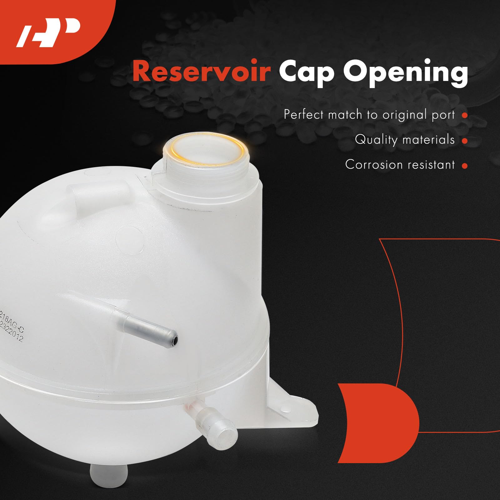 Coolant Reservoir A-Premium Coolant Overflow Tank With Cap For Ford Transit 150/250/350 2015-2019 3.2L 3.5L 3.7L Engine Coolant Reservoir