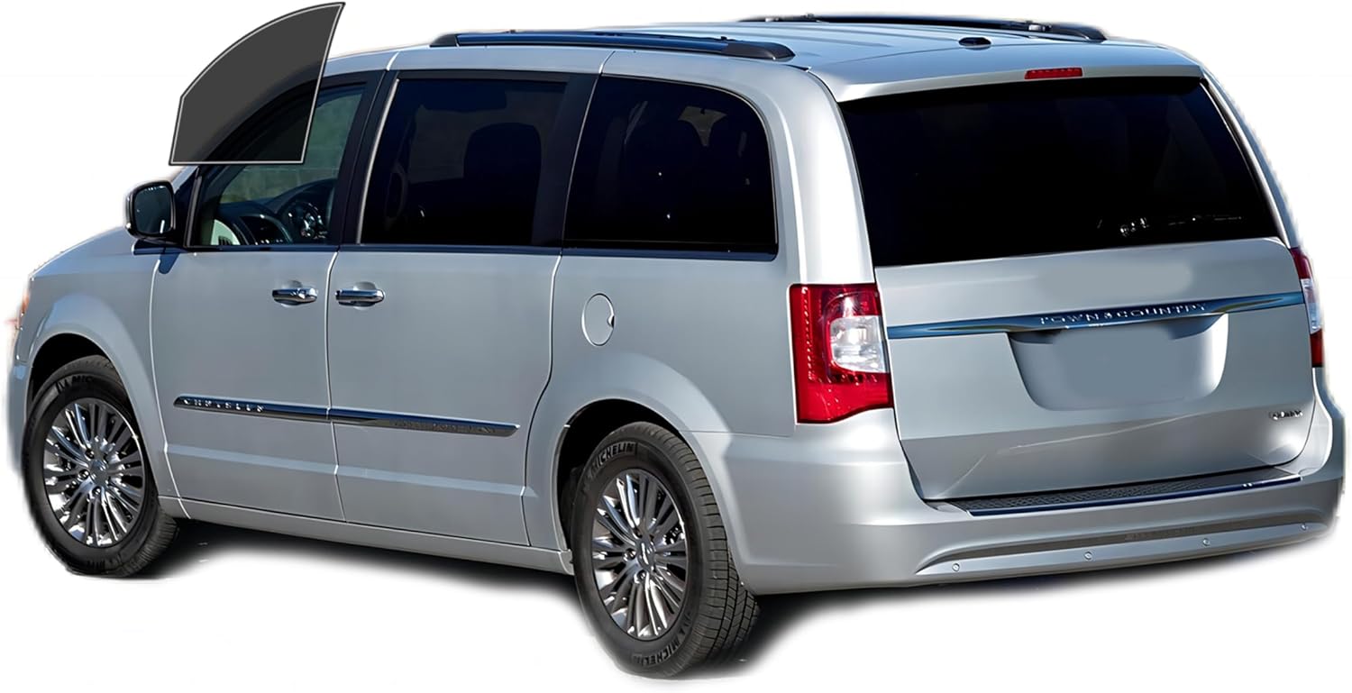 AUTOTEK Precut Window Tint Film Front Two Door Windows Tint Film Cars Sun Blocking Protection Privacy Anti Shatter Glass 2 Ply Computer Cut Any Tint Shade for Chrysler Town&Country 2008-2016