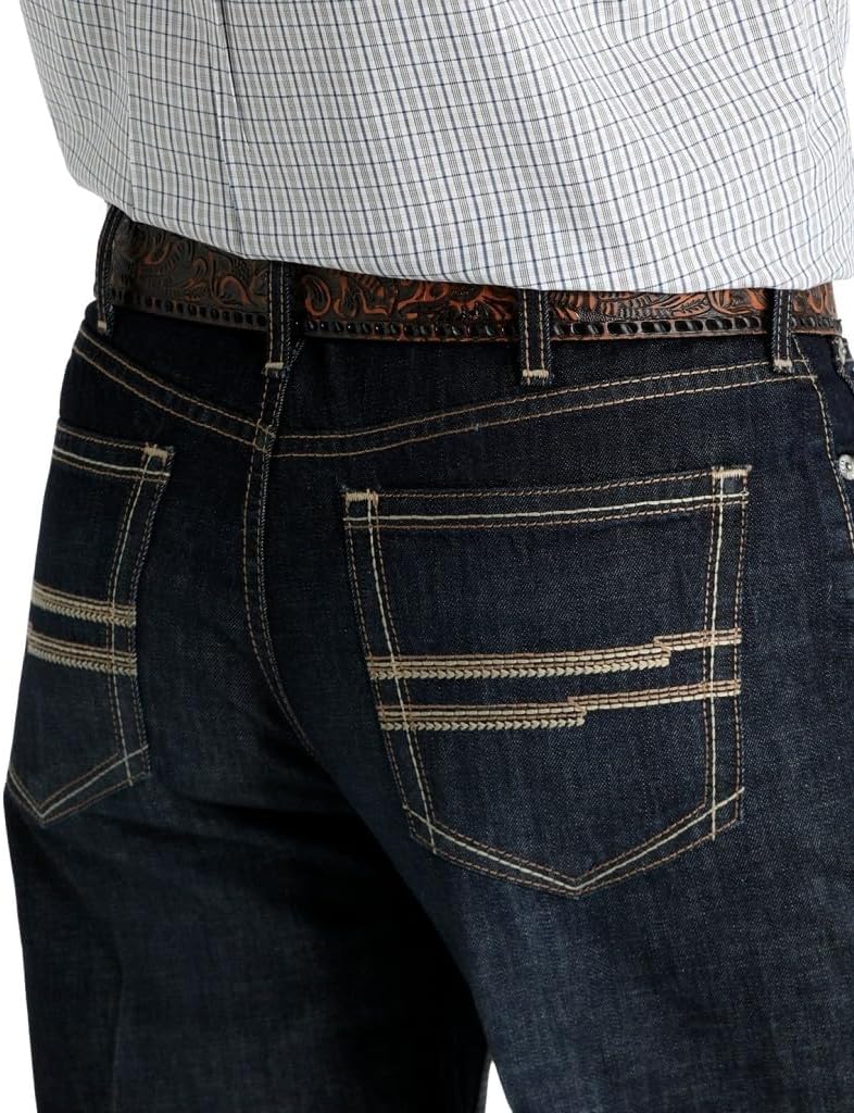 Cinch Western Jeans Mens White Label 40 x 38 Dark Wash MB92834057