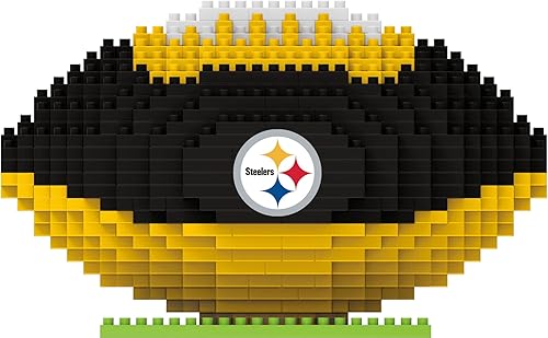 Miniatura 16 de FOCO NFL BRXLZ - Rompecabezas de pelota de fútbol unisex 3D con logotipo del