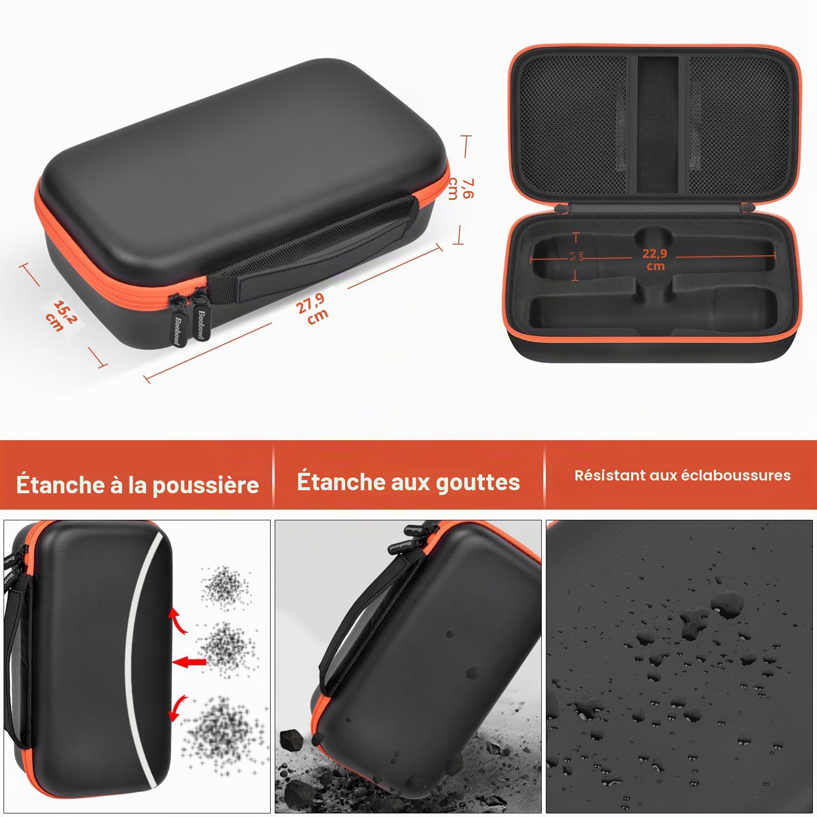 Boobowl Étui de microphone Bluetooth JBL PartyBox J2X, boîte micro portable rechargeable, récepteur, adaptateur