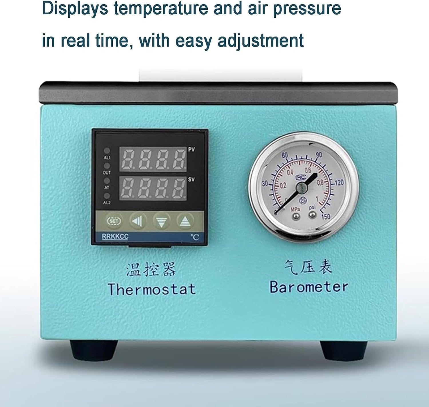 Máquina semiautomática de Goteo de Pegamento, dispensador de Pegamento termofusible de 30 CC con Interruptor de Pedal y Pantalla LCD para componentes electrónicos (10cc)