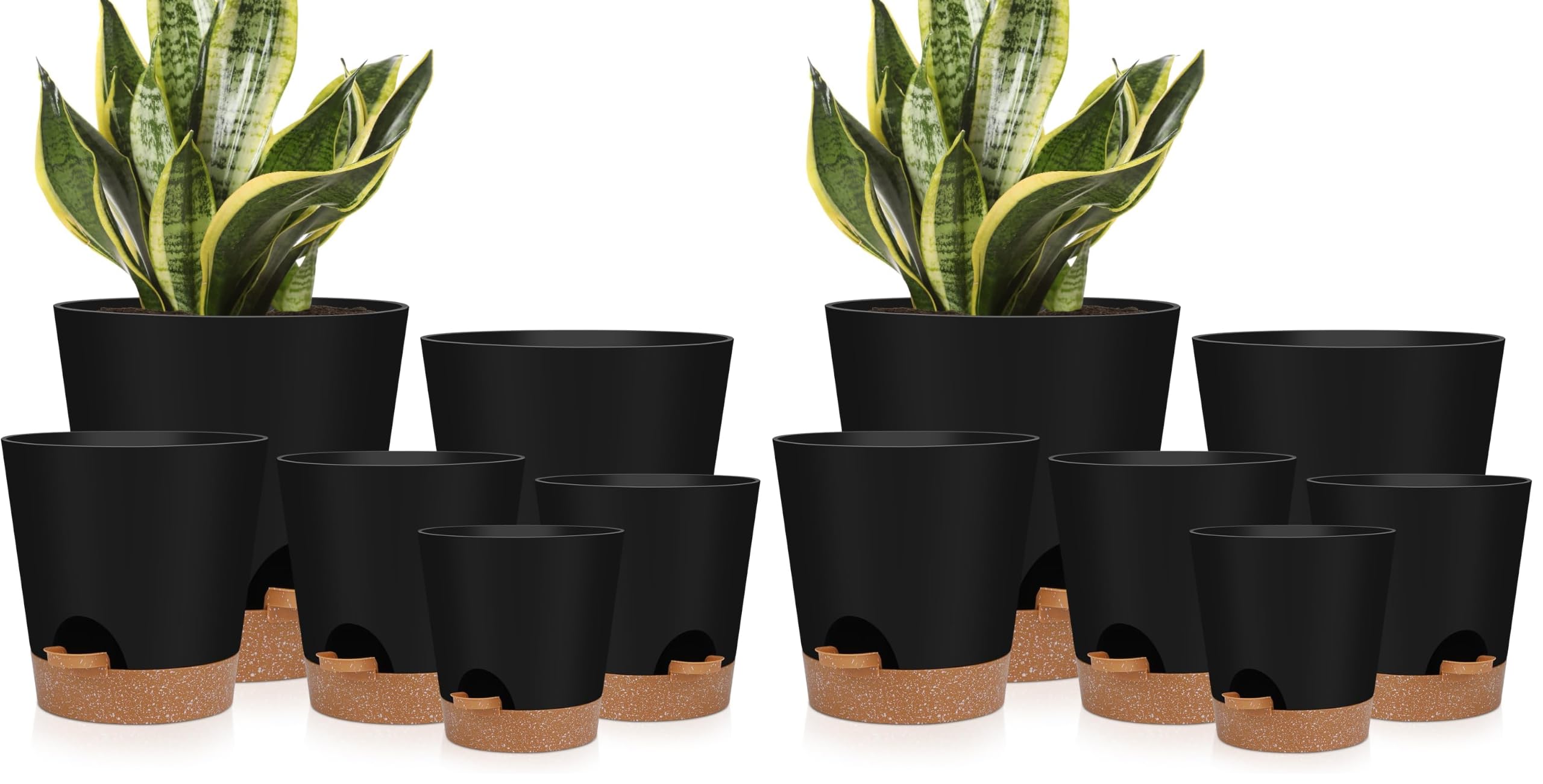 Self Watering Planters - 6 Sizes for Indoor Plants -13 Self Watering Planters - 6 Sizes for Indoor Plants -13